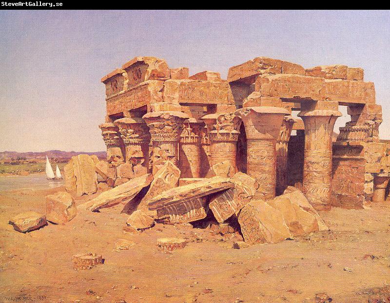 Palmer, Walter Launt The Egyptian Temple of Kom-Ombo